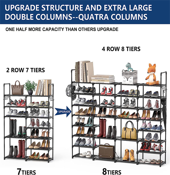 shoe rack without cover